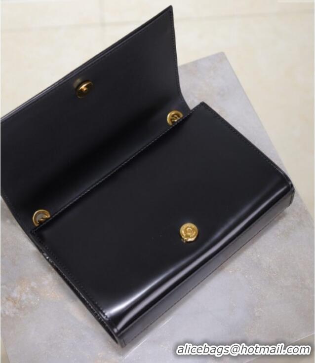 Promotional Saint Laurent Kate Small Chain Bag in Leather 469390 White/Black 2025