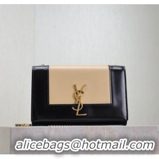 Low Price Saint Laurent Kate Small Chain Bag in Leather 469390 Black/Beige 2025