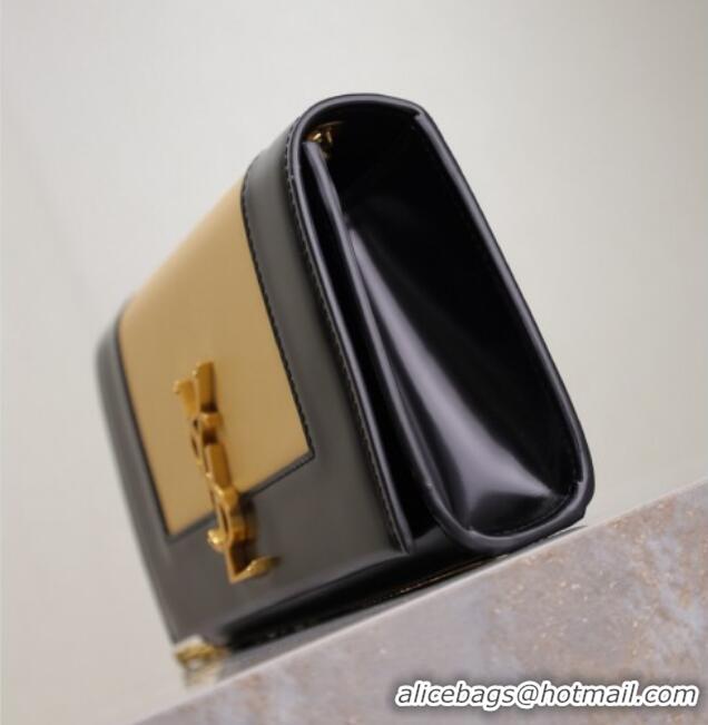 Low Price Saint Laurent Kate Small Chain Bag in Leather 469390 Black/Beige 2025