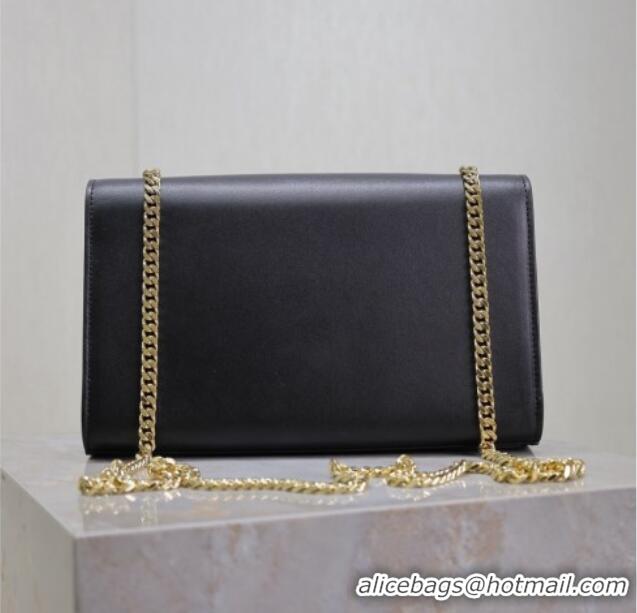 Trendy Design Saint Laurent Kate Medium Chain Bag in Smooth Leather 364021 Black/Gold 2025
