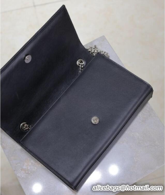 Good Product Saint Laurent Kate Medium Chain Bag in Smooth Leather 364021 Black/Silver 2025