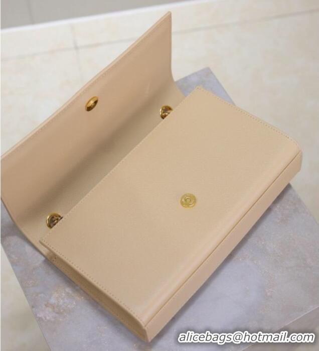 Big Discount Saint Laurent Kate Medium Chain Bag in Grained Leather 364021 Apricot 2025