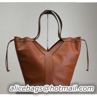 Traditional Specials Saint Laurent Y Large Hobo Bag in Leather 833160 Brown 2025