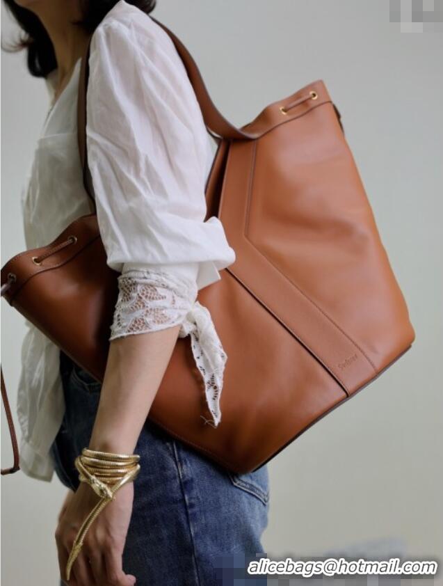 Traditional Specials Saint Laurent Y Large Hobo Bag in Leather 833160 Brown 2025