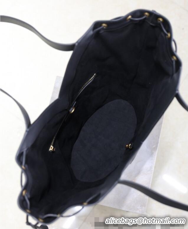 Top Grade Saint Laurent Y Large Hobo Bag in Leather 833160 Black 2025