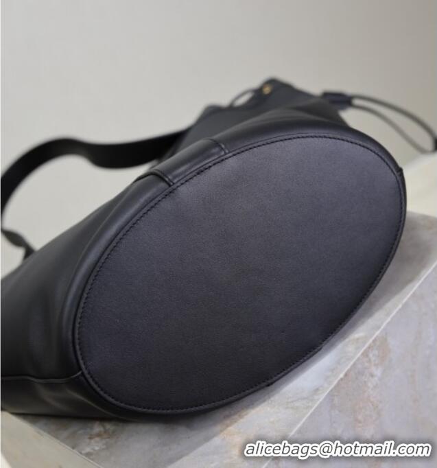 Top Grade Saint Laurent Y Large Hobo Bag in Leather 833160 Black 2025