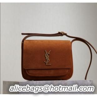 Grade Design Saint Laurent Niki Satchel Bag in Suede 718556 Clay Brown 2025