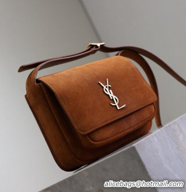 Grade Design Saint Laurent Niki Satchel Bag in Suede 718556 Clay Brown 2025