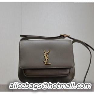 Grade Design Saint Laurent Niki Satchel Bag in Leather 718556 Green/Gold 2025