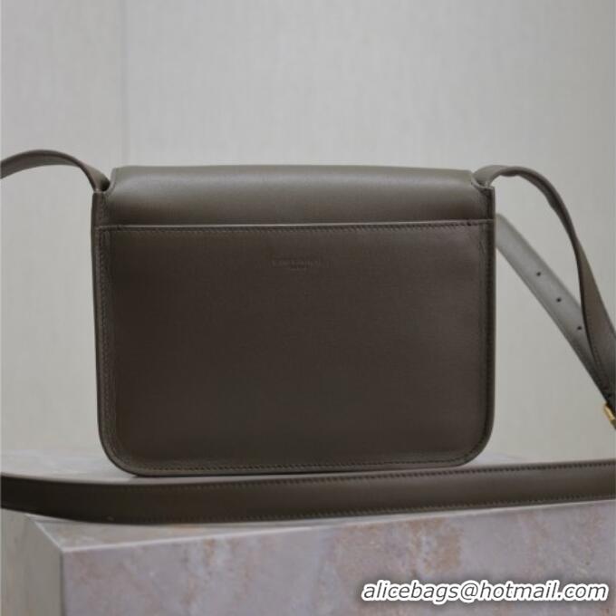 Grade Design Saint Laurent Niki Satchel Bag in Leather 718556 Green/Gold 2025