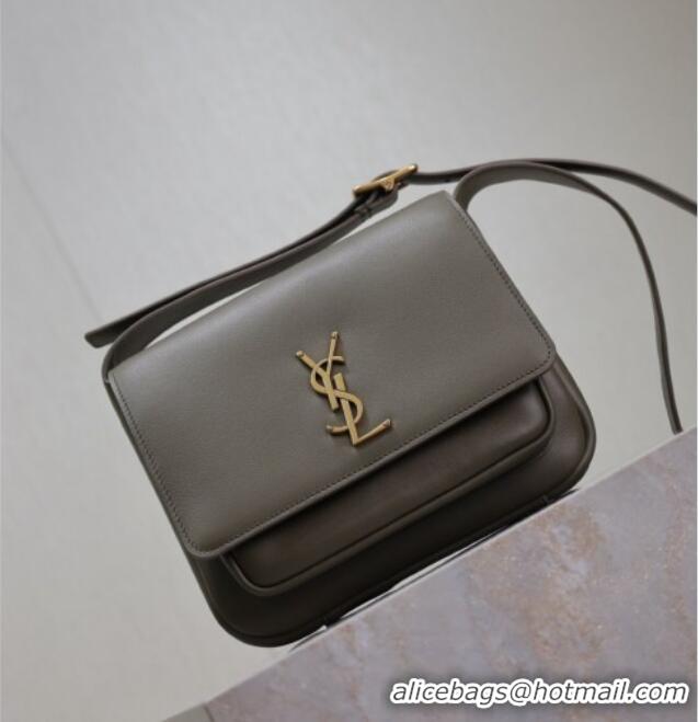 Grade Design Saint Laurent Niki Satchel Bag in Leather 718556 Green/Gold 2025