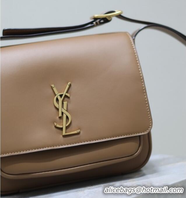 Inexpensive Saint Laurent Niki Satchel Bag in Leather 718556 Brown 2025