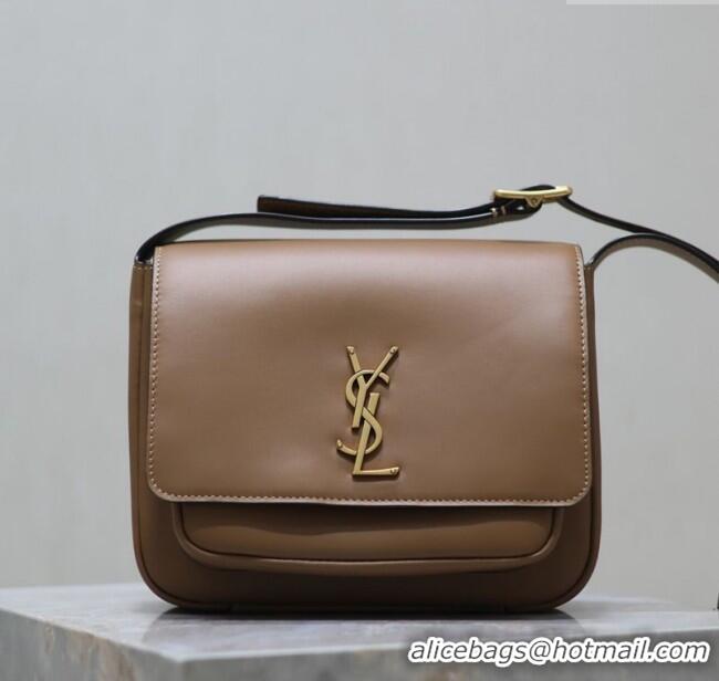 Inexpensive Saint Laurent Niki Satchel Bag in Leather 718556 Brown 2025