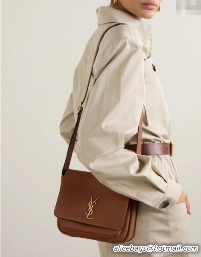 Inexpensive Saint Laurent Niki Satchel Bag in Leather 718556 Brown 2025