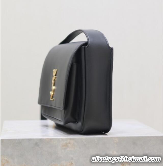 Promotional Saint Laurent Niki Satchel Bag in Leather 718556 Black/Gold 2025