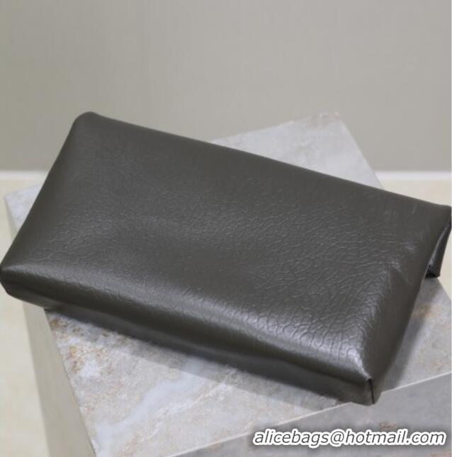 Big Discount Saint Laurent Cassandre Large Envelope Pouch in Embossed Lambskin 769307 Green 2025