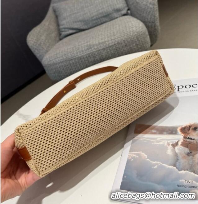 Super Quality Saint Laurent Hobo Bag in Straw 23070 Khaki 2025