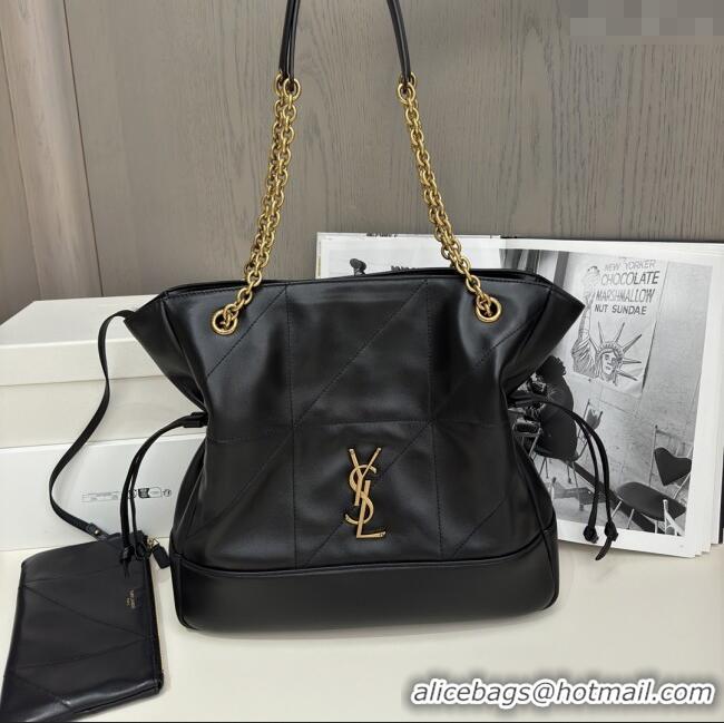 Grade Design Saint Laurent Jamie Shopping Small Bag in Lambskin 833948 Black 2025 Top Quality