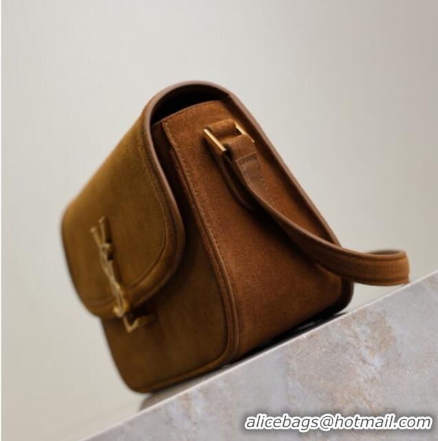 Super Quality Saint Laurent Solferino Medium Bag in Suede 8323300 Cognac Brown 2025
