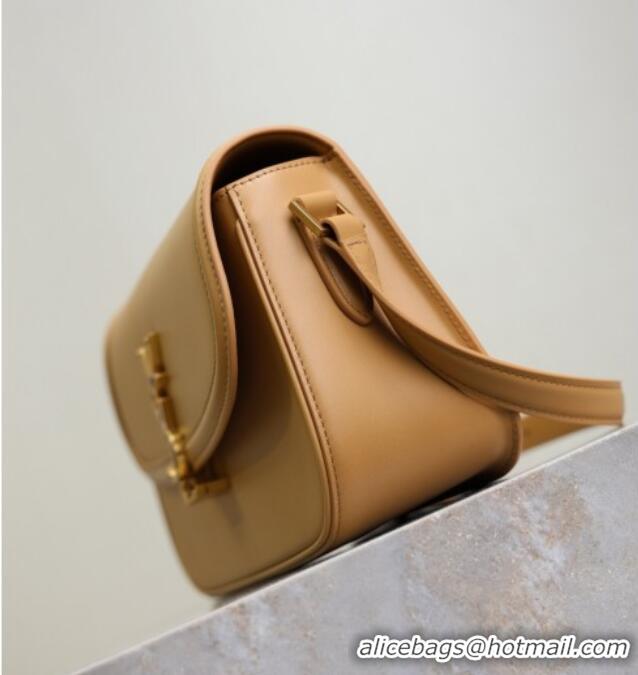 Top Quality Saint Laurent Solferino Medium Bag in Box Leather 8323300 Light Hazelnut 2025