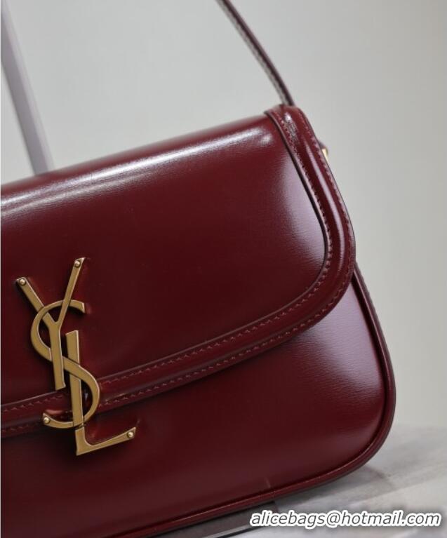 Discount Saint Laurent Solferino Medium Bag in Box Leather 8323300 Rouge Cabernet 2025