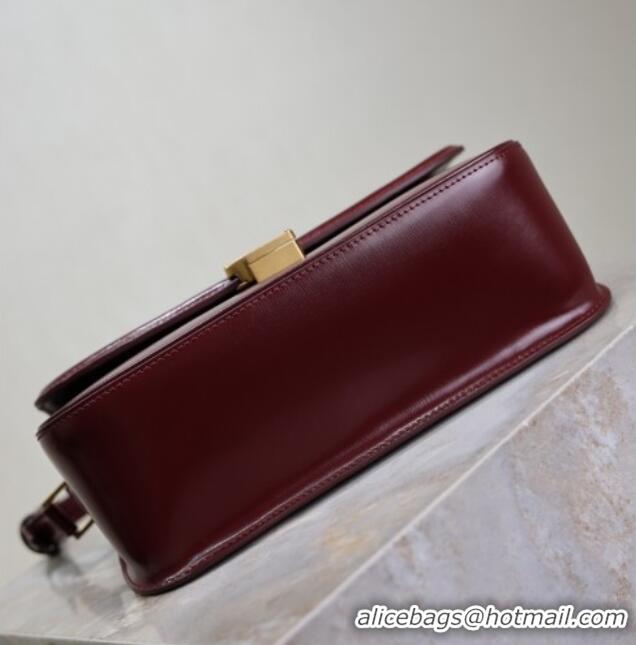 Discount Saint Laurent Solferino Medium Bag in Box Leather 8323300 Rouge Cabernet 2025