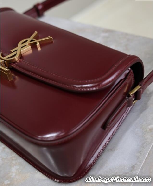 Discount Saint Laurent Solferino Medium Bag in Box Leather 8323300 Rouge Cabernet 2025