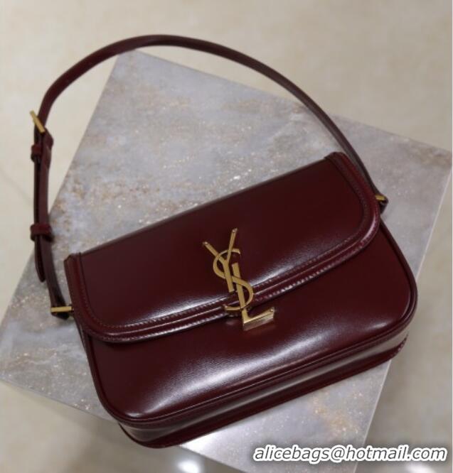 Discount Saint Laurent Solferino Medium Bag in Box Leather 8323300 Rouge Cabernet 2025