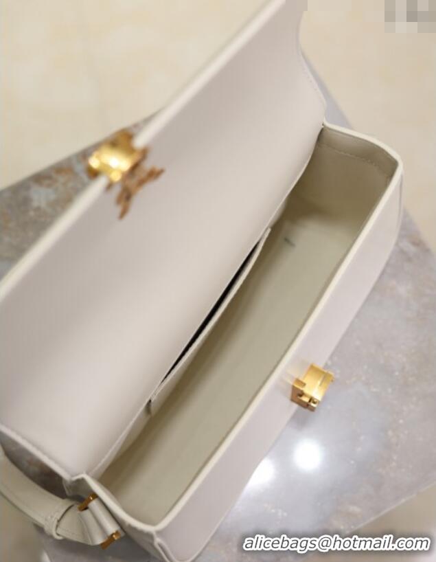 Good Product Saint Laurent Solferino Medium Bag in Box Leather 8323300 White 2025