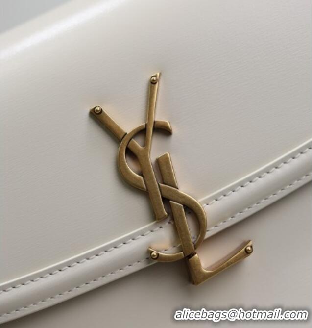Good Product Saint Laurent Solferino Medium Bag in Box Leather 8323300 White 2025