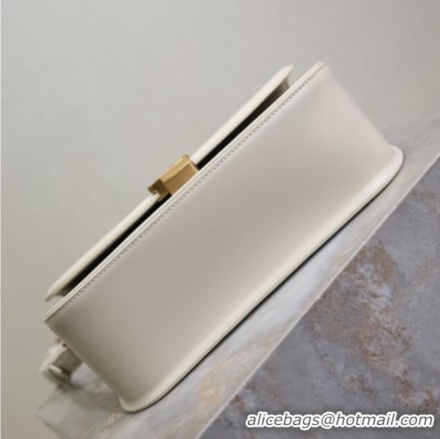 Good Product Saint Laurent Solferino Medium Bag in Box Leather 8323300 White 2025
