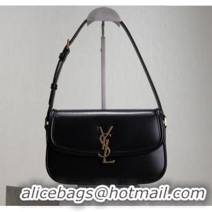 Cheapest Saint Laurent Solferino Medium Bag in Box Leather 8323300 Black 2025