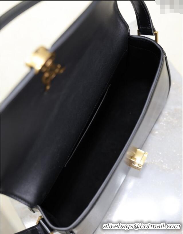 Cheapest Saint Laurent Solferino Medium Bag in Box Leather 8323300 Black 2025