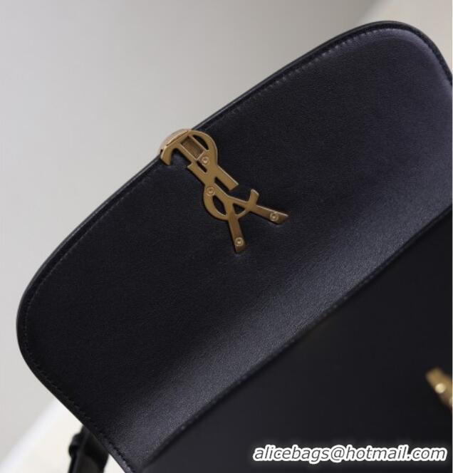 Cheapest Saint Laurent Solferino Medium Bag in Box Leather 8323300 Black 2025