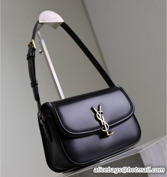 Cheapest Saint Laurent Solferino Medium Bag in Box Leather 8323300 Black 2025