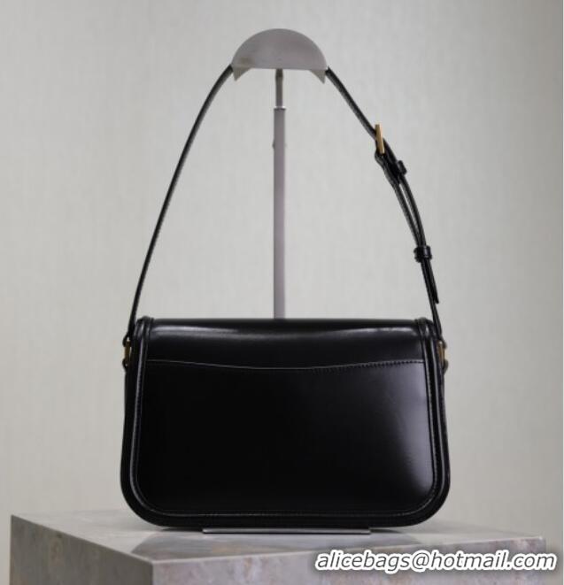 Cheapest Saint Laurent Solferino Medium Bag in Box Leather 8323300 Black 2025