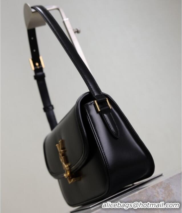 Cheapest Saint Laurent Solferino Medium Bag in Box Leather 8323300 Black 2025