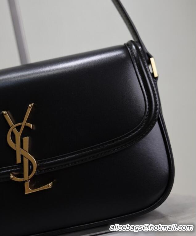 Cheapest Saint Laurent Solferino Medium Bag in Box Leather 8323300 Black 2025