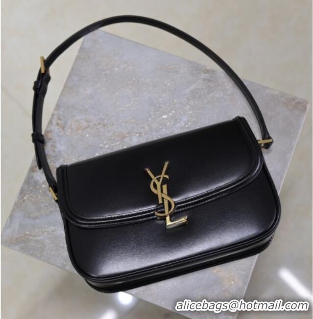 Cheapest Saint Laurent Solferino Medium Bag in Box Leather 8323300 Black 2025