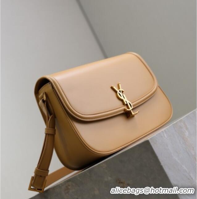 Buy Discount Saint Laurent Solferino Large Bag in Box Leather 832332 Light Hazelnut 2025