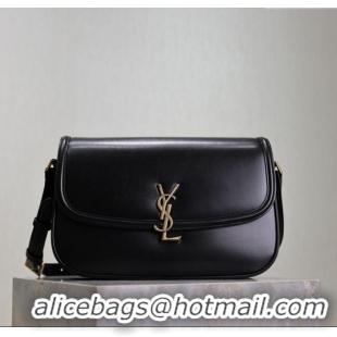Famous Brand Saint Laurent Solferino Large Bag in Box Leather 832332 Black 2025