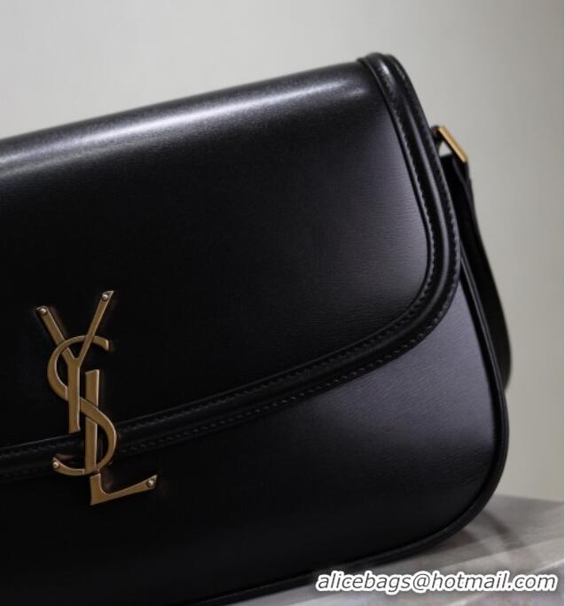 Famous Brand Saint Laurent Solferino Large Bag in Box Leather 832332 Black 2025