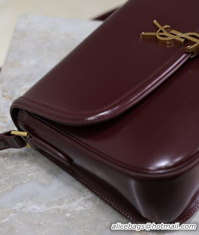 Shop Discount Saint Laurent Solferino Large Bag in Box Leather 832332 Rouge Cabernet 2025