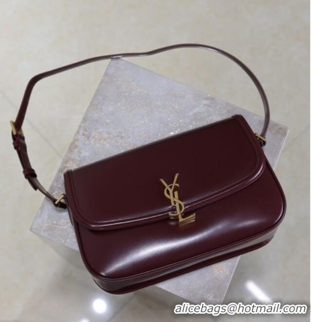 Shop Discount Saint Laurent Solferino Large Bag in Box Leather 832332 Rouge Cabernet 2025