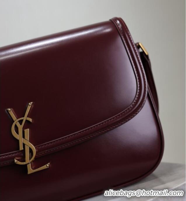 Shop Discount Saint Laurent Solferino Large Bag in Box Leather 832332 Rouge Cabernet 2025
