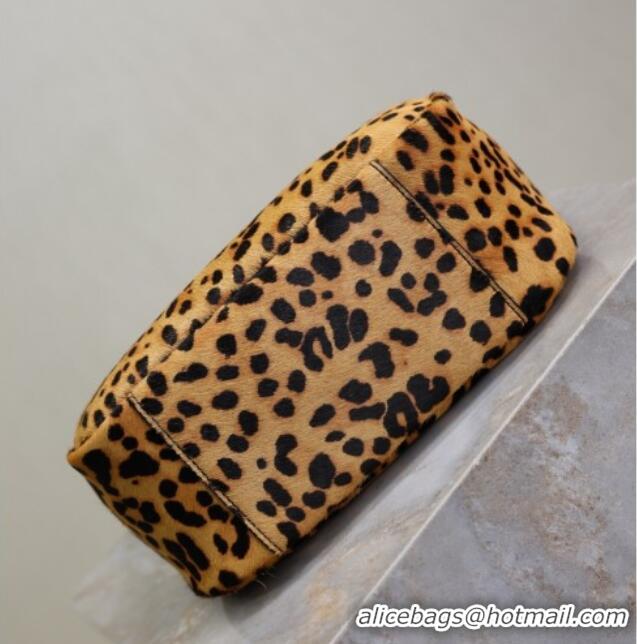 Super Quality Saint Laurent LE 5 A 7 Supple Small Hobo Bag in Leopard Print Pony Hair 713938 2025