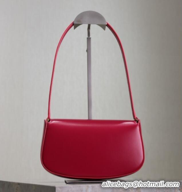 Discount Saint Laurent Mini Voltaire Half-Moon Shoulder Bag in Box Leather 779642 Fuchsia 2025