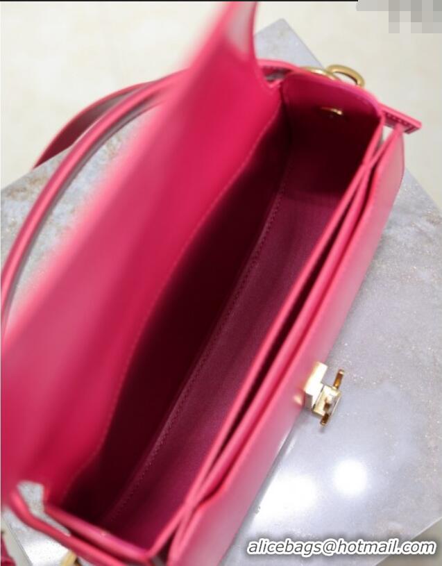 Grade Design Saint Laurent Voltaire Bag in Box Leather 7876710 Fuchsia 2025