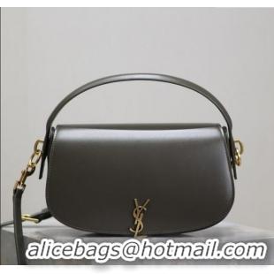 Luxury Cheap Saint Laurent Voltaire Bag in Box Leather 7876710 Dark Green 2025