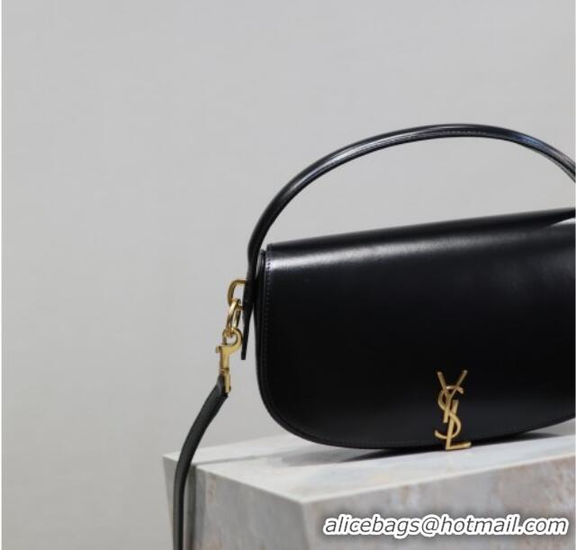 Unique Grade Saint Laurent Voltaire Bag in Box Leather 7876710 Black 2025
